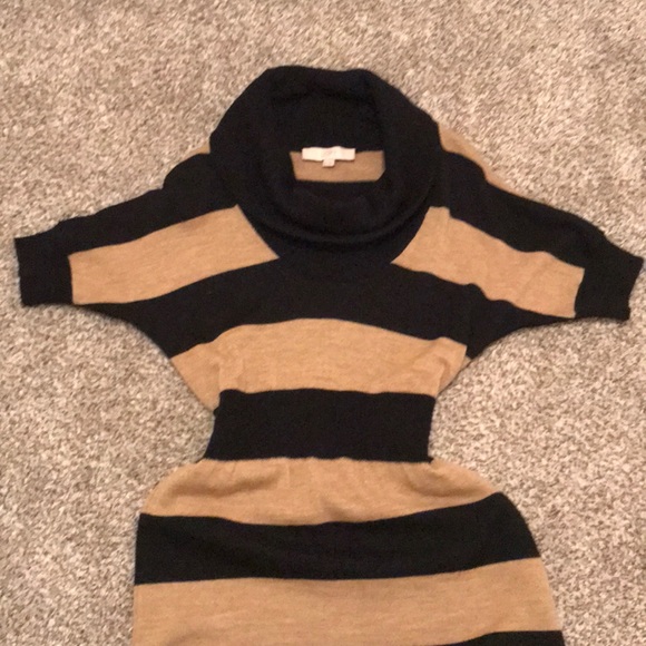 Black and Tan knit dress - Picture 4 of 4